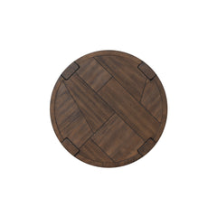 Abstract Side Table in Smoked Acacia - side table by LH Imports - Whats New Furniture Portland OR