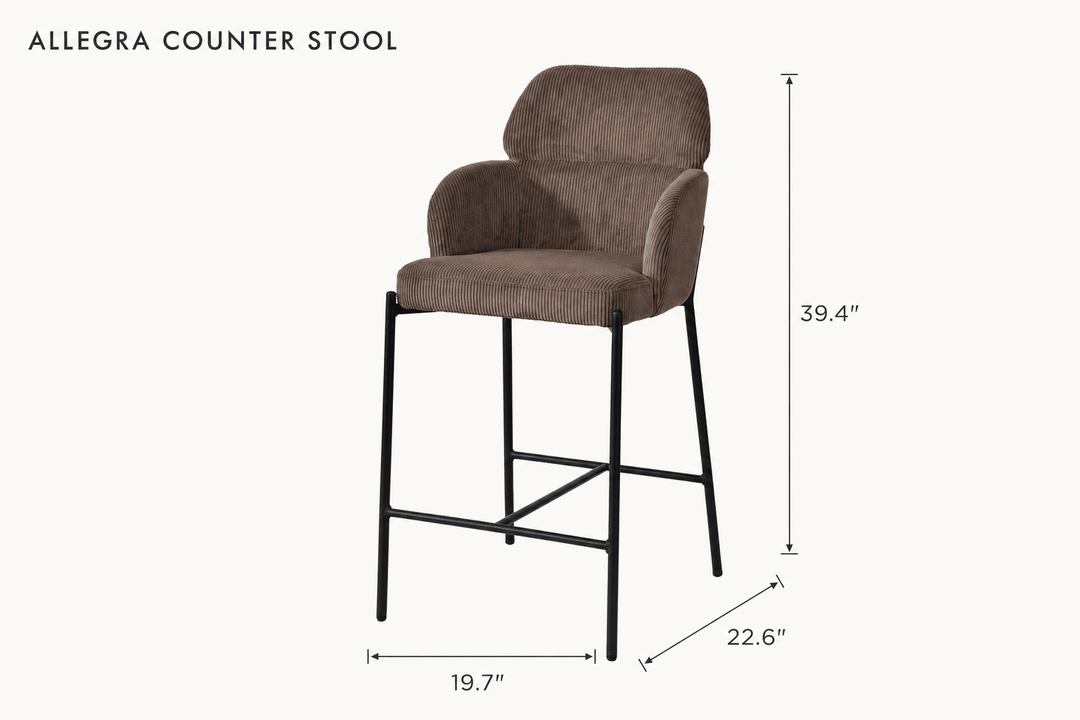 Allegra Counter Stool dimensions - What&
