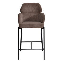 Allegra Counter Stool in Corduroy Brown - counter stool by LH Imports - Whats New Furniture Portland OR
