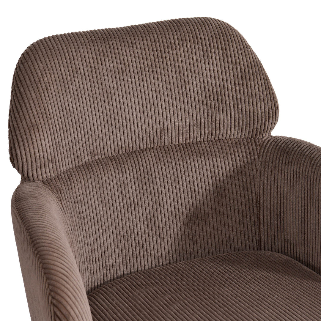 Allegra Counter Stool in Corduroy Brown - counter stool by LH Imports - Whats New Furniture Portland OR