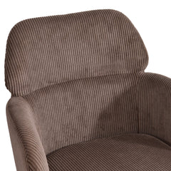 Allegra Counter Stool in Corduroy Brown - counter stool by LH Imports - Whats New Furniture Portland OR