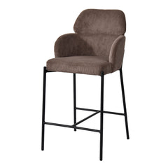 Allegra Counter Stool in Corduroy Brown - counter stool by LH Imports - Whats New Furniture Portland OR