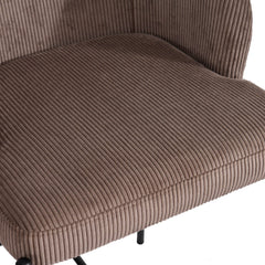Allegra Counter Stool in Corduroy Brown - counter stool by LH Imports - Whats New Furniture Portland OR