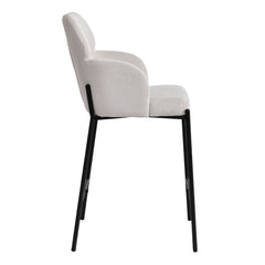 Allegra Counter Stool in Corduroy White - counter stool by LH Imports - Whats New Furniture Portland OR
