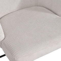 Allegra Counter Stool in Corduroy White - counter stool by LH Imports - Whats New Furniture Portland OR