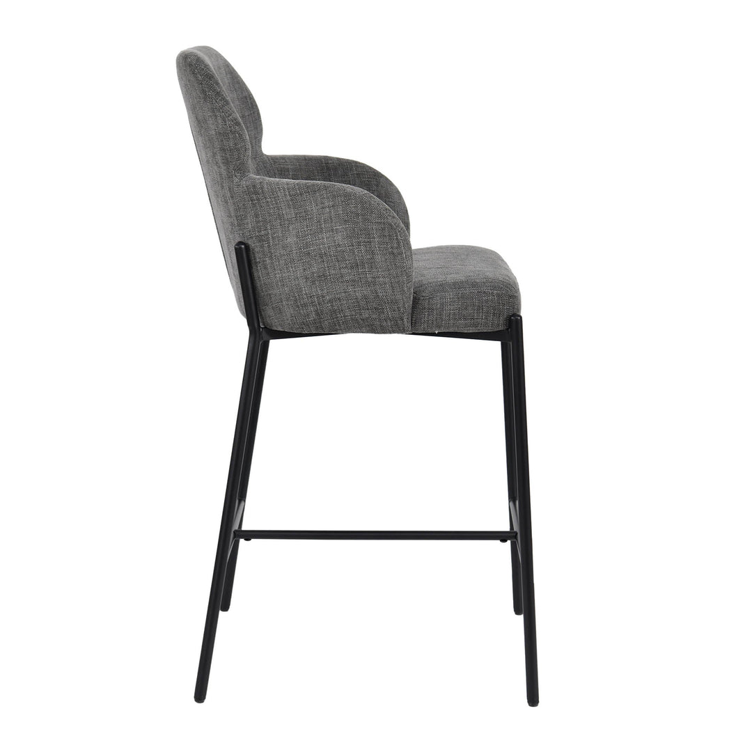 Allegra Counter Stool in Graphite - counter stool by LH Imports - Whats New Furniture Portland OR