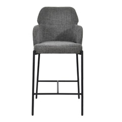 Allegra Counter Stool in Graphite - counter stool by LH Imports - Whats New Furniture Portland OR