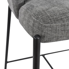 Allegra Counter Stool in Graphite - counter stool by LH Imports - Whats New Furniture Portland OR
