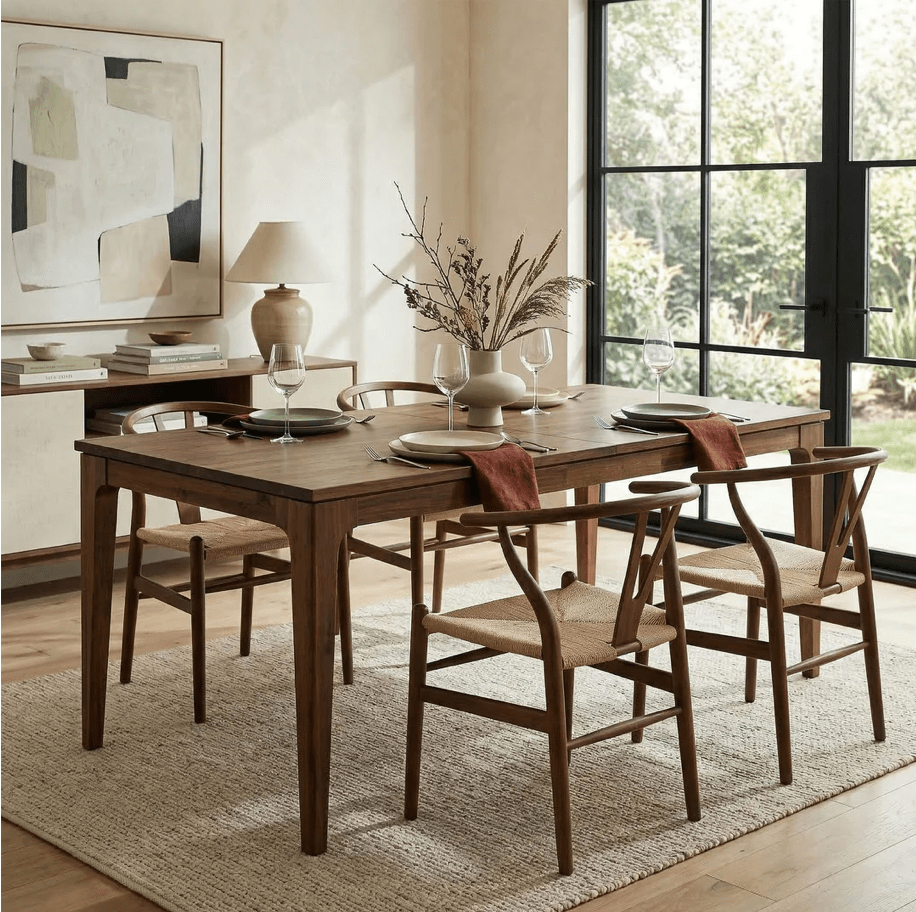 ALLURE EXTENSION DINING TABLE 71/102" - What&
