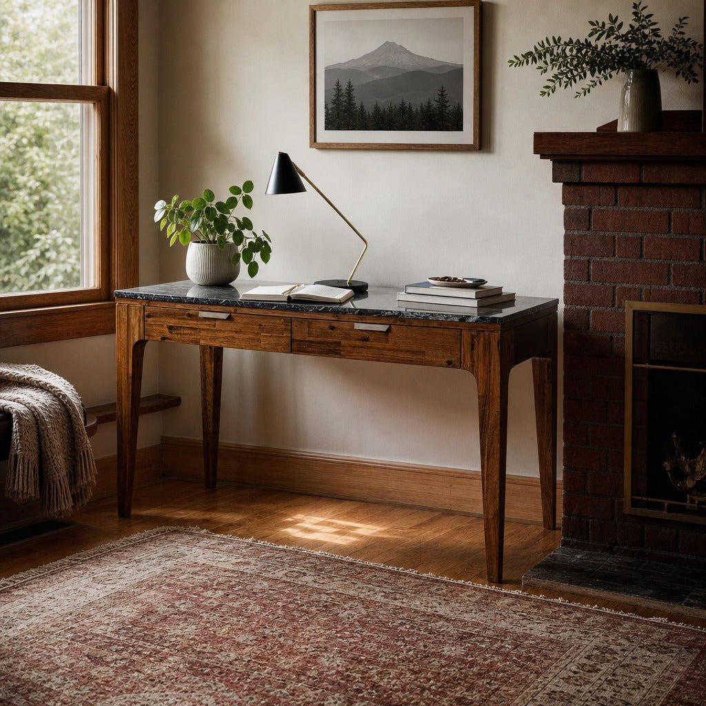 Allure Writing Desk styled in Portland Ladd&