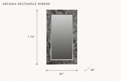 Arcadia Rectangle Mirror dimensions - What&
