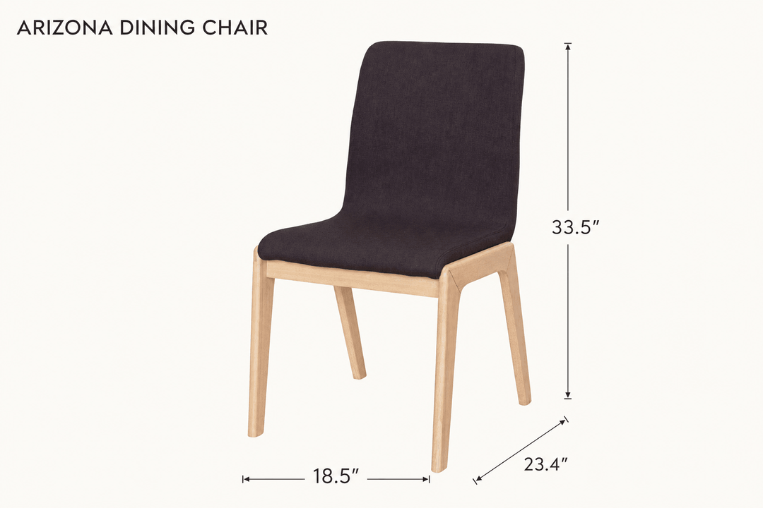 Arizona Dining Chair dimensions - What&