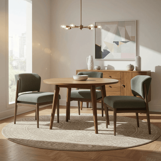 ATHENS DINING CHAIR - OLIVE CHENILLE - What&