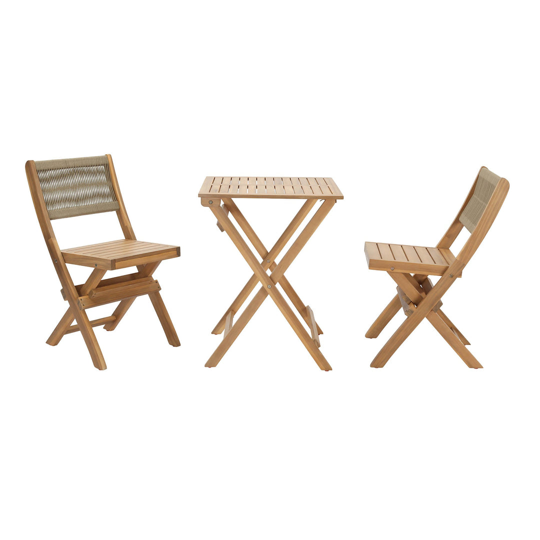 Balcony Outdoor Foldable Bistro Set - dining table by LH Imports - Whats New Furniture Portland OR
