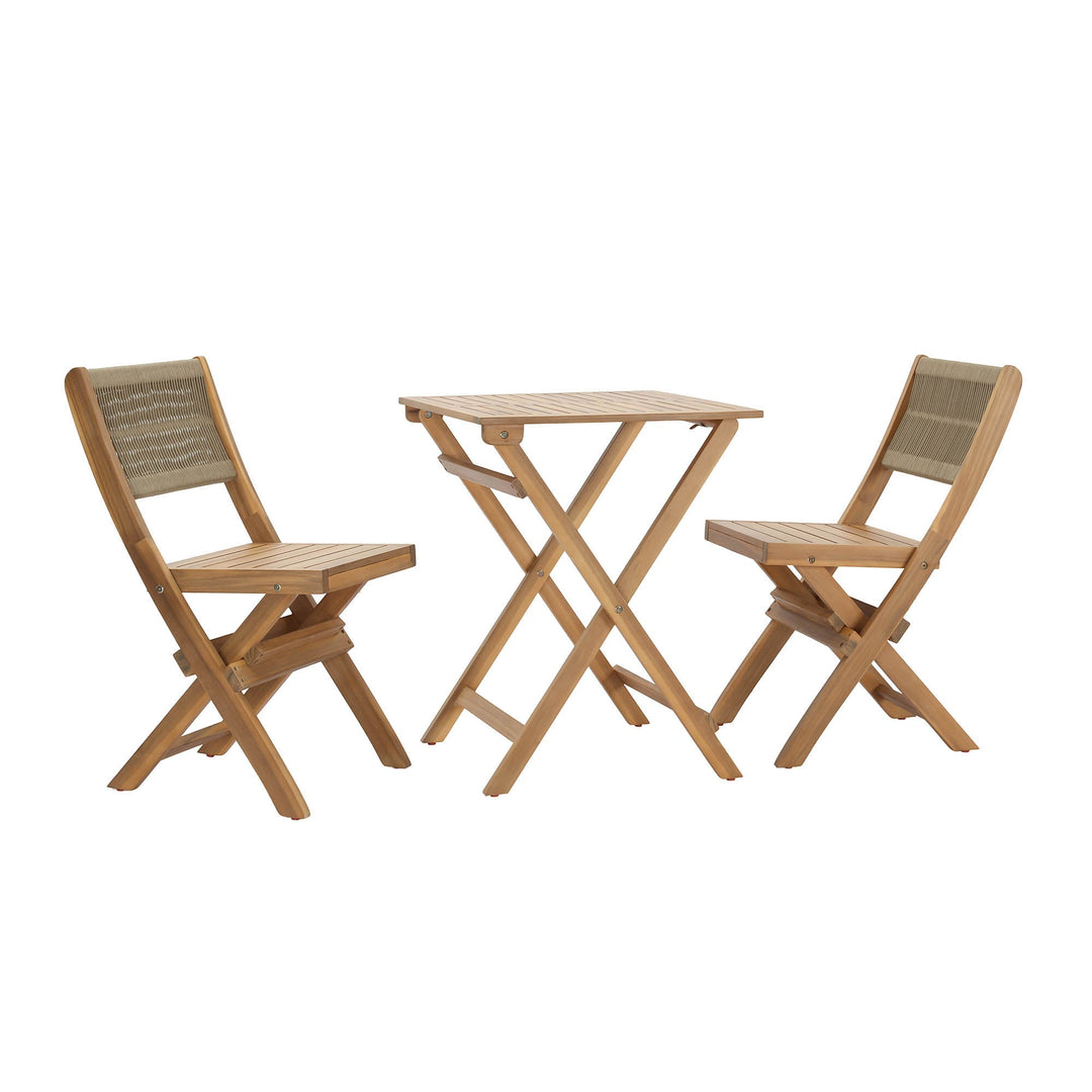 Balcony Outdoor Foldable Bistro Set - dining table by LH Imports - Whats New Furniture Portland OR