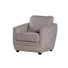 Baltimo Club Chair in Boucle Greige - Whats New Furniture Portland