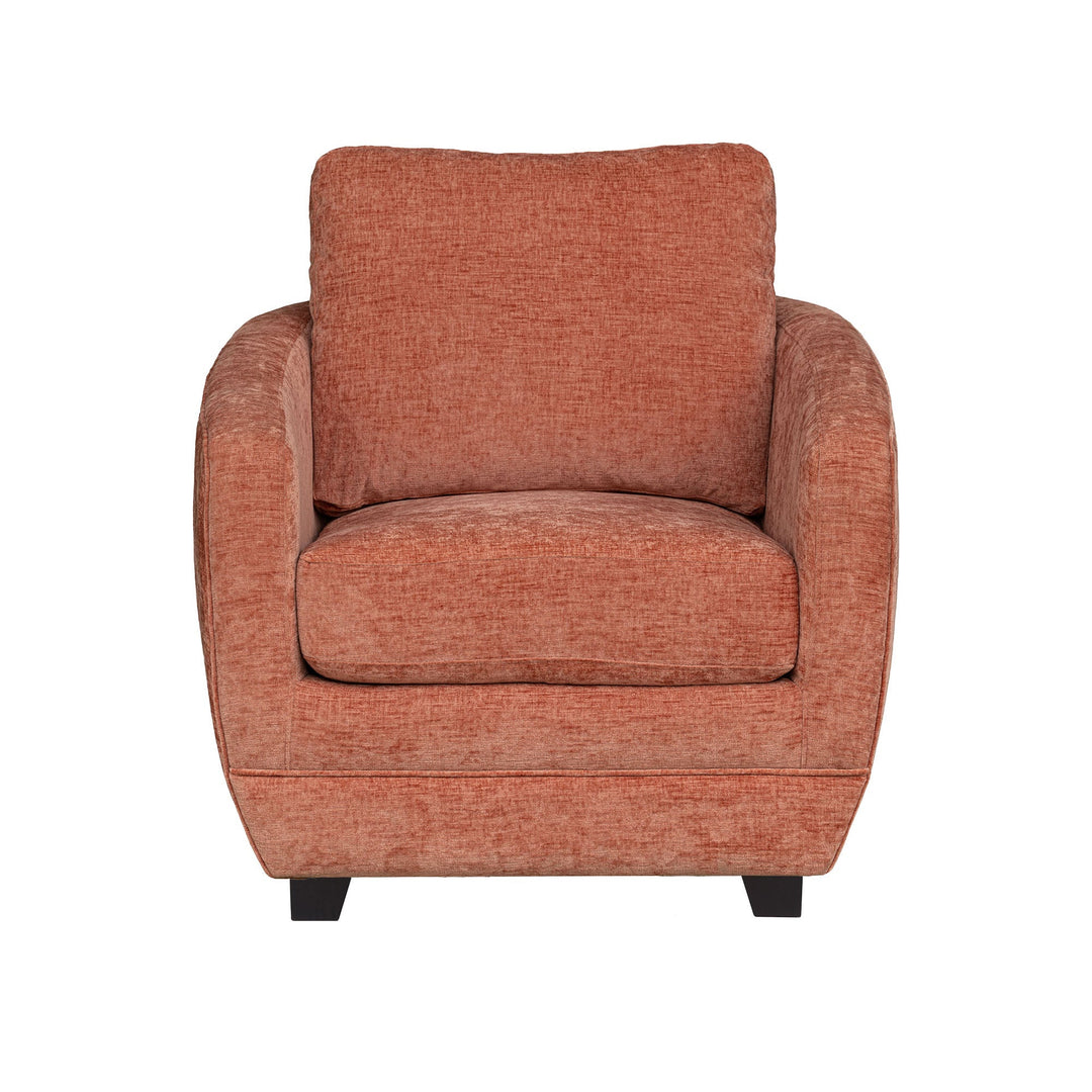 Baltimo Club Chair in Apricot Rose - accent chair by LH Imports - Whats New Furniture Portland OR