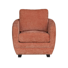Baltimo Club Chair in Apricot Rose - accent chair by LH Imports - Whats New Furniture Portland OR