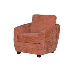 Baltimo Club Chair in Apricot Rose - accent chair by LH Imports - Whats New Furniture Portland OR