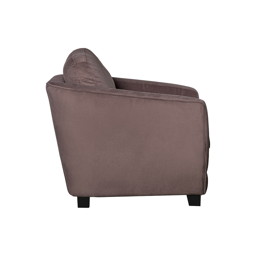Baltimo Club Chair in Ash Brown - accent chair by LH Imports - Whats New Furniture Portland OR