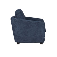 Baltimo Club Chair in Midnight Blue - accent chair by LH Imports - Whats New Furniture Portland OR
