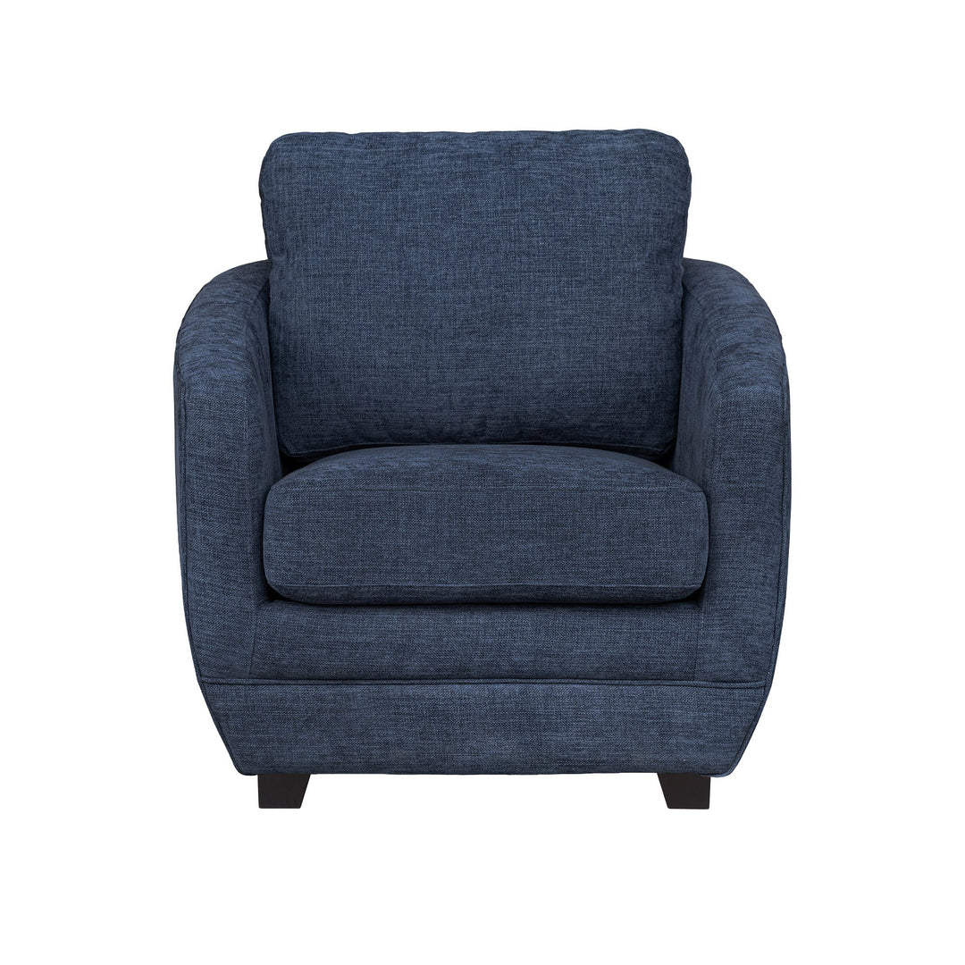 Baltimo Club Chair in Midnight Blue - accent chair by LH Imports - Whats New Furniture Portland OR