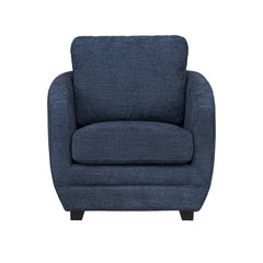 Baltimo Club Chair in Midnight Blue - accent chair by LH Imports - Whats New Furniture Portland OR