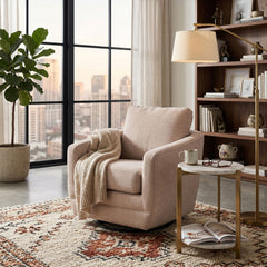 Baltimo Swivel Glider - Pale Rose (Limited Edition) (VT) - Whats New Furniture Portland OR