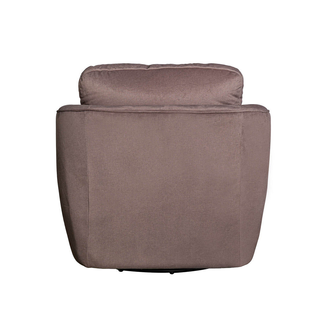 Baltimo Swivel Glider in Ash Brown - accent chair by LH Imports - Whats New Furniture Portland OR