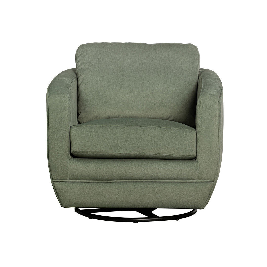 Baltimo Swivel Glider in Fern Green - accent chair by LH Imports - Whats New Furniture Portland OR