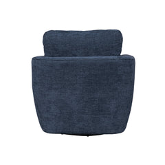 Baltimo Swivel Glider in Midnight Blue - accent chair by LH Imports - Whats New Furniture Portland OR