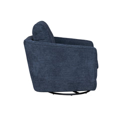 Baltimo Swivel Glider in Midnight Blue - accent chair by LH Imports - Whats New Furniture Portland OR