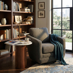 Baltimo Swivel Glider - Smokey Sage (VT) - Whats New Furniture Portland OR