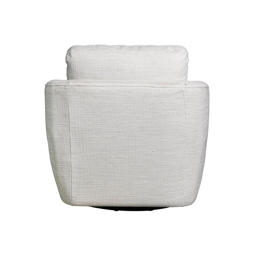 Baltimo Swivel Glider in Woven Alabaster - accent chair by LH Imports - Whats New Furniture Portland OR