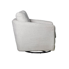 Baltimo Swivel Glider in Woven Alabaster - accent chair by LH Imports - Whats New Furniture Portland OR