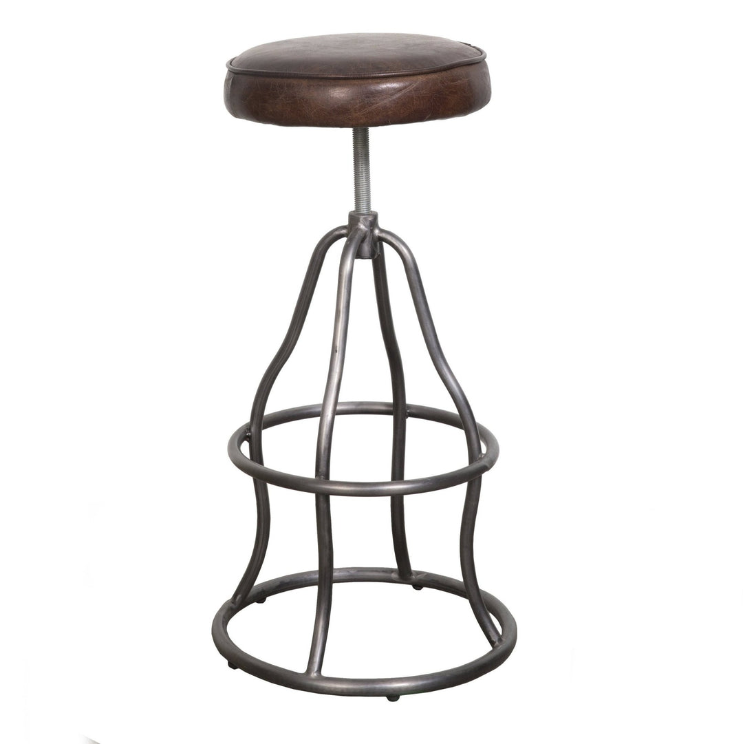 Bowie Stool - Vintage Brown - Whats New Furniture Portland OR