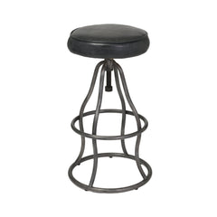Bowie Adjustable Stool in Black - counter stool by LH Imports - Whats New Furniture Portland OR