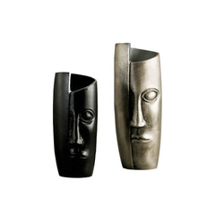 Breeze Masquerade Vase Large in Polished Nickel - home decor by LH Imports - Whats New Furniture Portland OR