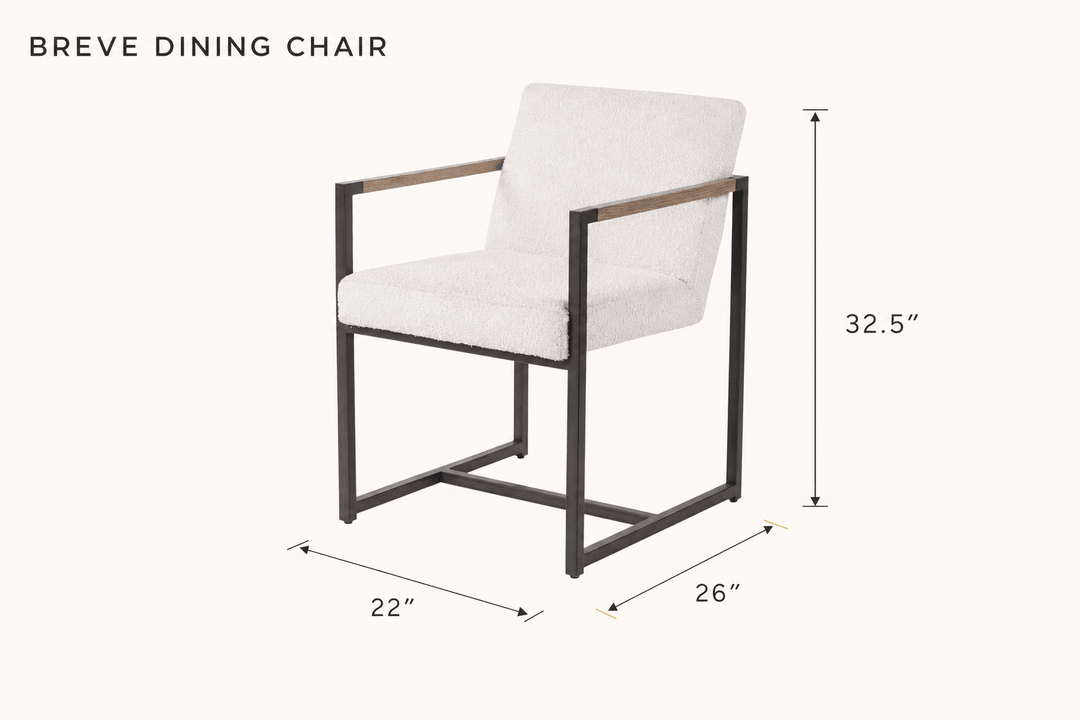 Breve Dining Chair dimensions - What&