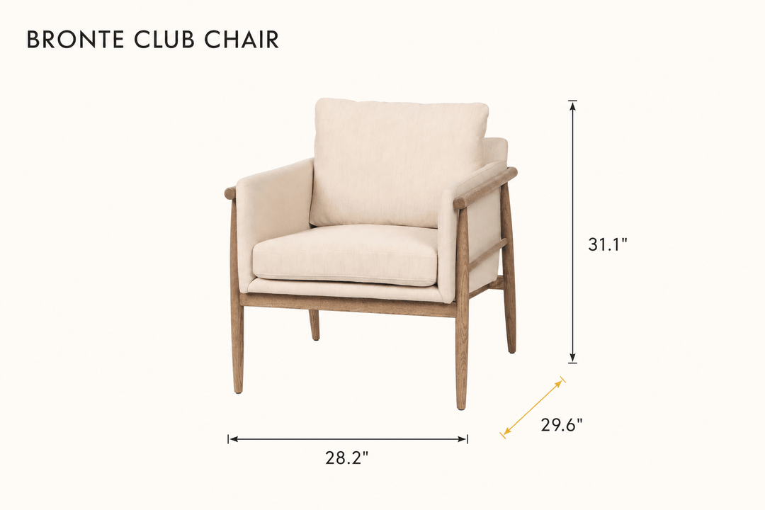 Bronte Club Chair dimensions - What&