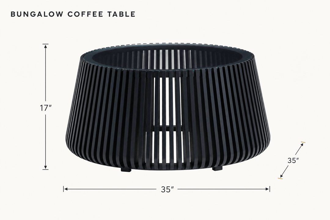 Bungalow Coffee Table dimensions - What&