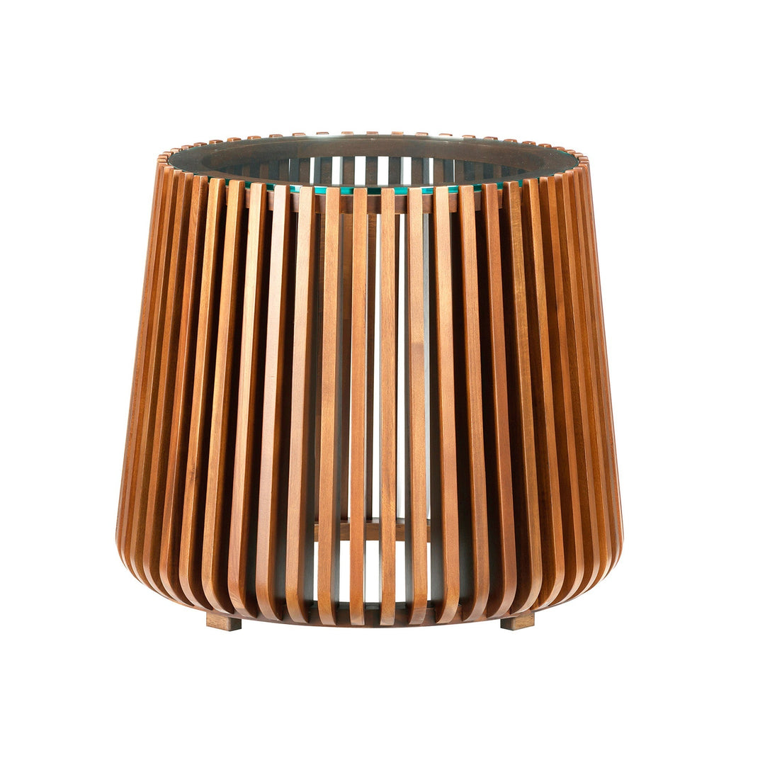 Bungalow Side Table in Honey Brown - Whats New Furniture Portland