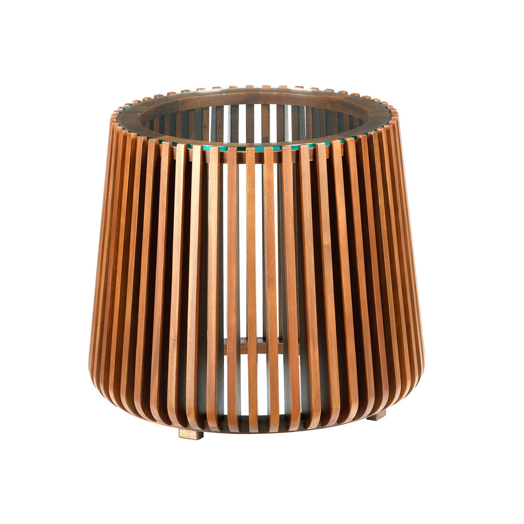 Bungalow Side Table in Honey Brown - side table by LH Imports - Whats New Furniture Portland OR