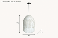Campana Chandelier Medium dimensions - What&