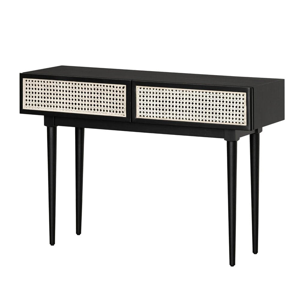 Cane Console Table - Whats New Furniture - Portland, Oregon