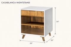 Casablanca Nightstand dimensions - What&