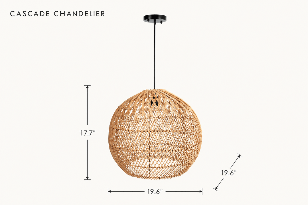 Cascade Chandelier dimensions - What&