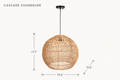Cascade Chandelier dimensions - What&