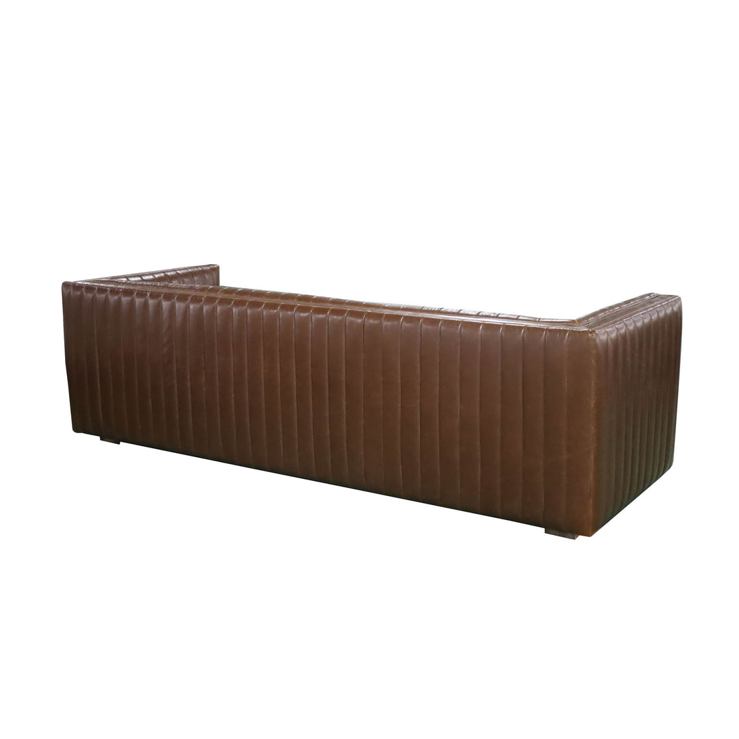 Channel Sofa in Camel Brown - sofa by LH Imports - Whats New Furniture Portland OR