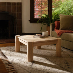 Checkerboard Coffee Table styled in Portland Laurelhurst Tudor cottage living room - Whats New Furniture